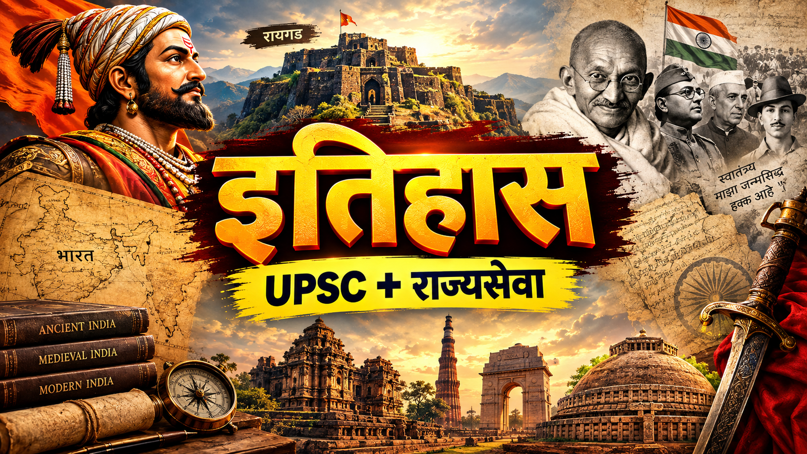 Hystory राज्यसेवा व UPSC