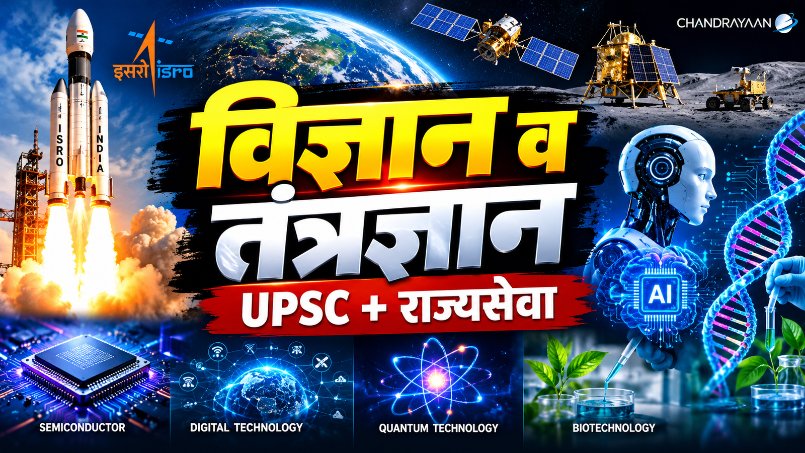 विज्ञान व तंत्रज्ञान राज्यसेवा व UPSC